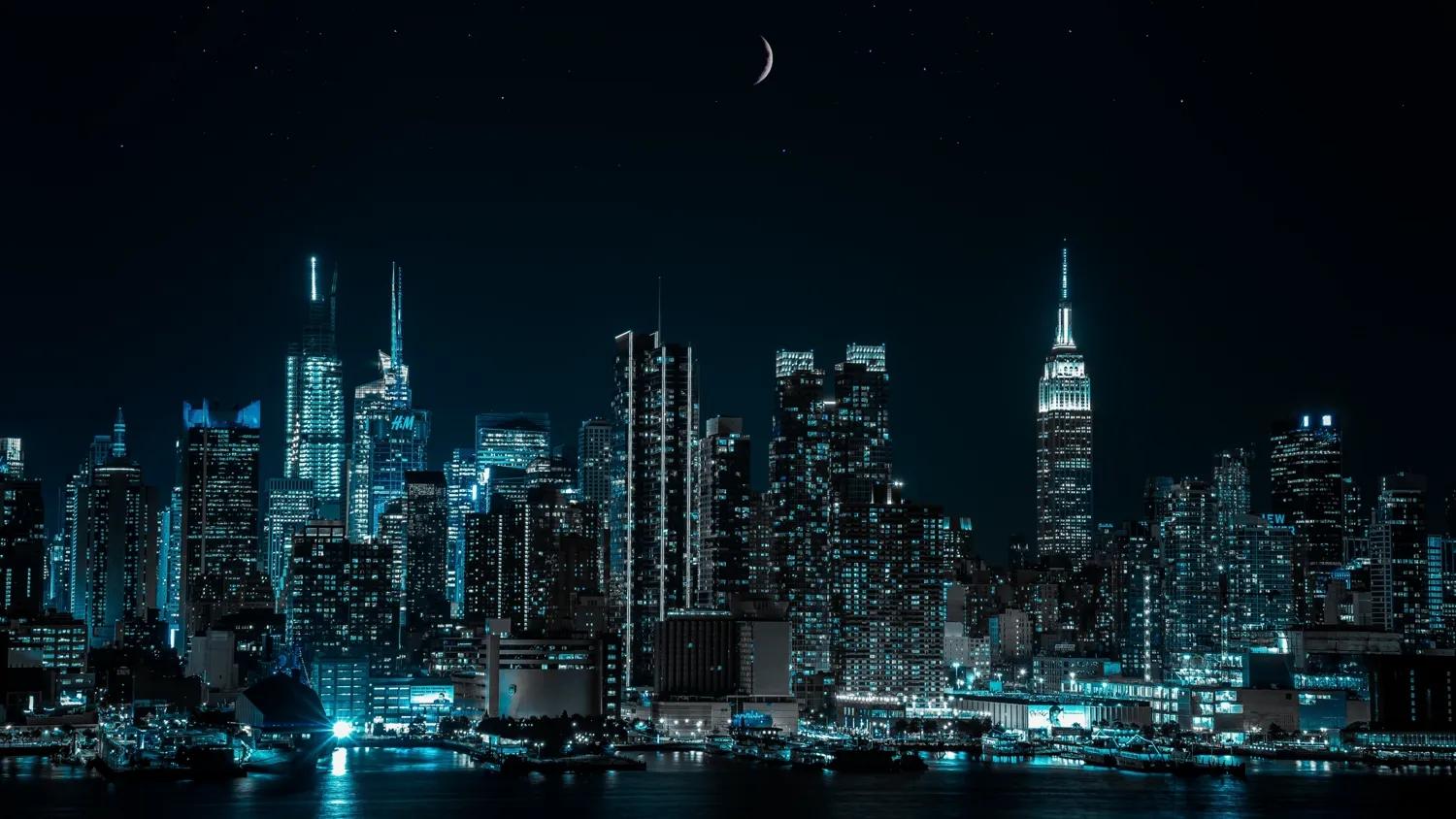 NYC Skyline during the night
